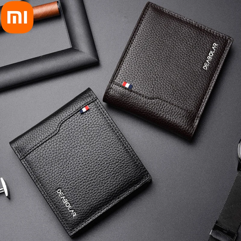 Новый корейский Повседневный мужской кошелек Xiaomi деловой Многофункциональный