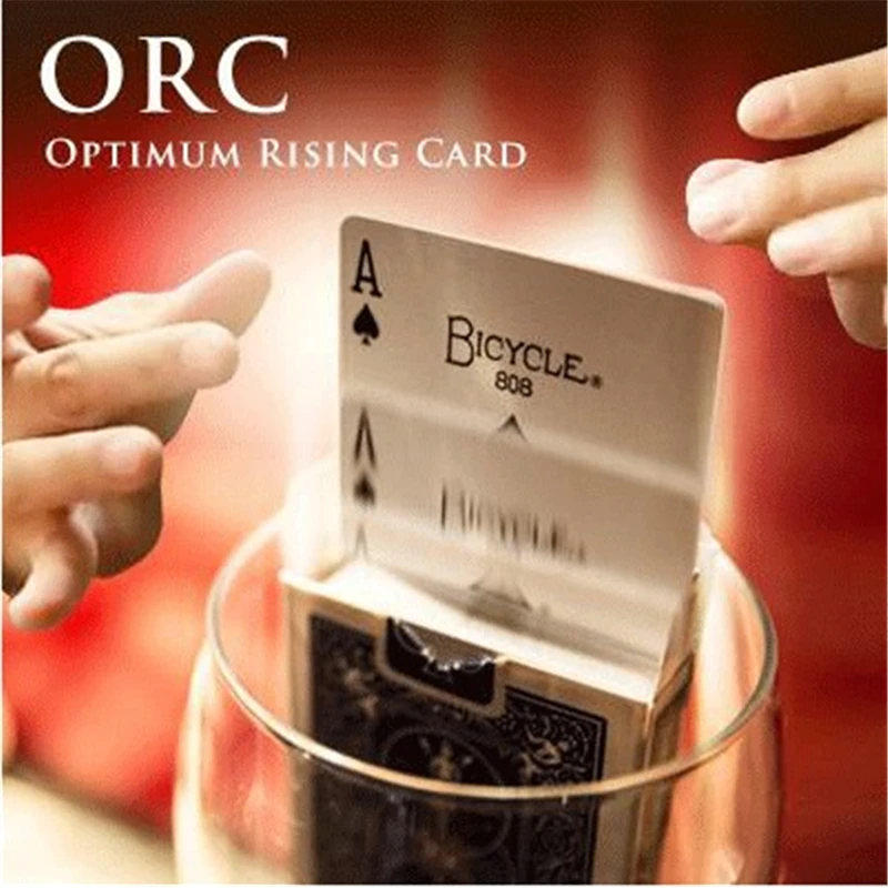 O.R.C.( Rising Card) Magic Tricks Magician Ultimate Ring Card Magie Close Up Illusion Gimmick Props Accessories