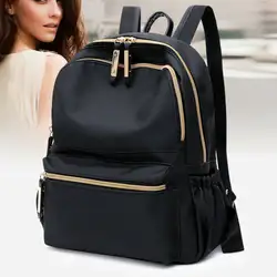 Женская 2019 женская модная черная сумка на плечо рюкзак водонепроницаемая PU кожаная сумка дорожная сумка