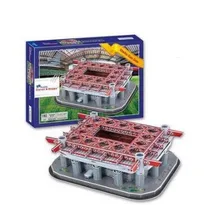 Stadio Giuseppe Meazza Сан Сиро стадион Милан 3D Бумага DIY Головоломка 3414 модель Обучающие комплекты игрушек дети мальчик подарок игрушка