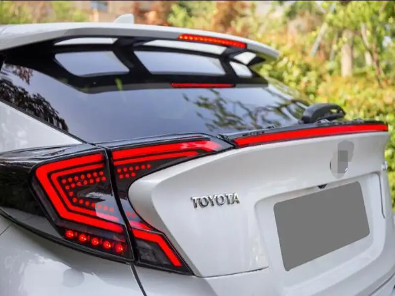 1 шт. 2016 ~ 2019 год задний фонарь для TOYOTA CHR автомобильные аксессуары светодиодный chr