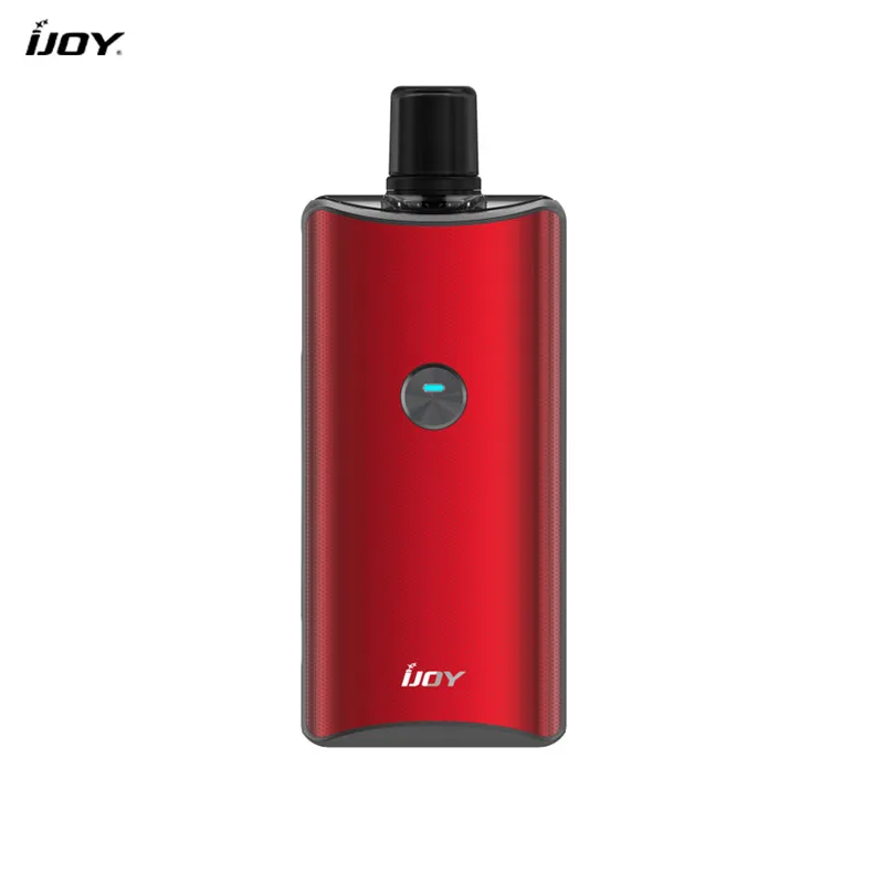 Электронная сигарета iJOY SATURN Pod Kit 1100 мАч батарея Максимальная мощность 16 Вт с 3 мл 0.6ohm Pod Портативный Vape испаритель vs Vinci комплект - Цвет: Red