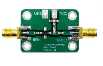 

New 0.1-2000MHz RF wideband amplifier gain 30dB low-noise amplifier LNA Board Modules 25X52mm Board