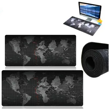 

Anti-slip Extra Large Mouse Pad Table cloth Table Cover Old World Map Gaming Mousepad Rubber with Locking Edge Gaming Mouse Mat