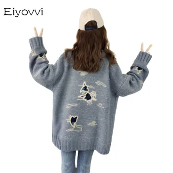 

Spring Knitting Cardigan Women Loose Coat Tide Befree Harajuku Jumper Sueter Mujer Autumn Women Truien Dames Best Sweater