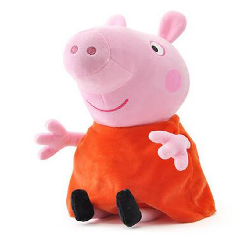 21-1pc 13cm Натуральная кожа с изображением Свинки Пеппы свинки George peppa 28/44 см плюшевый рюкзак сумка 13 см Кукла Детская игрушка для детей, рождественский подарок - Цвет: 21-1pc 13cm