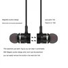 5.0 Bluetooth Earphone Sports Neckband Magnetic Wireless earphones Stereo Earbuds Music Metal Headphones With Mic For All Phones ► Photo 2/6