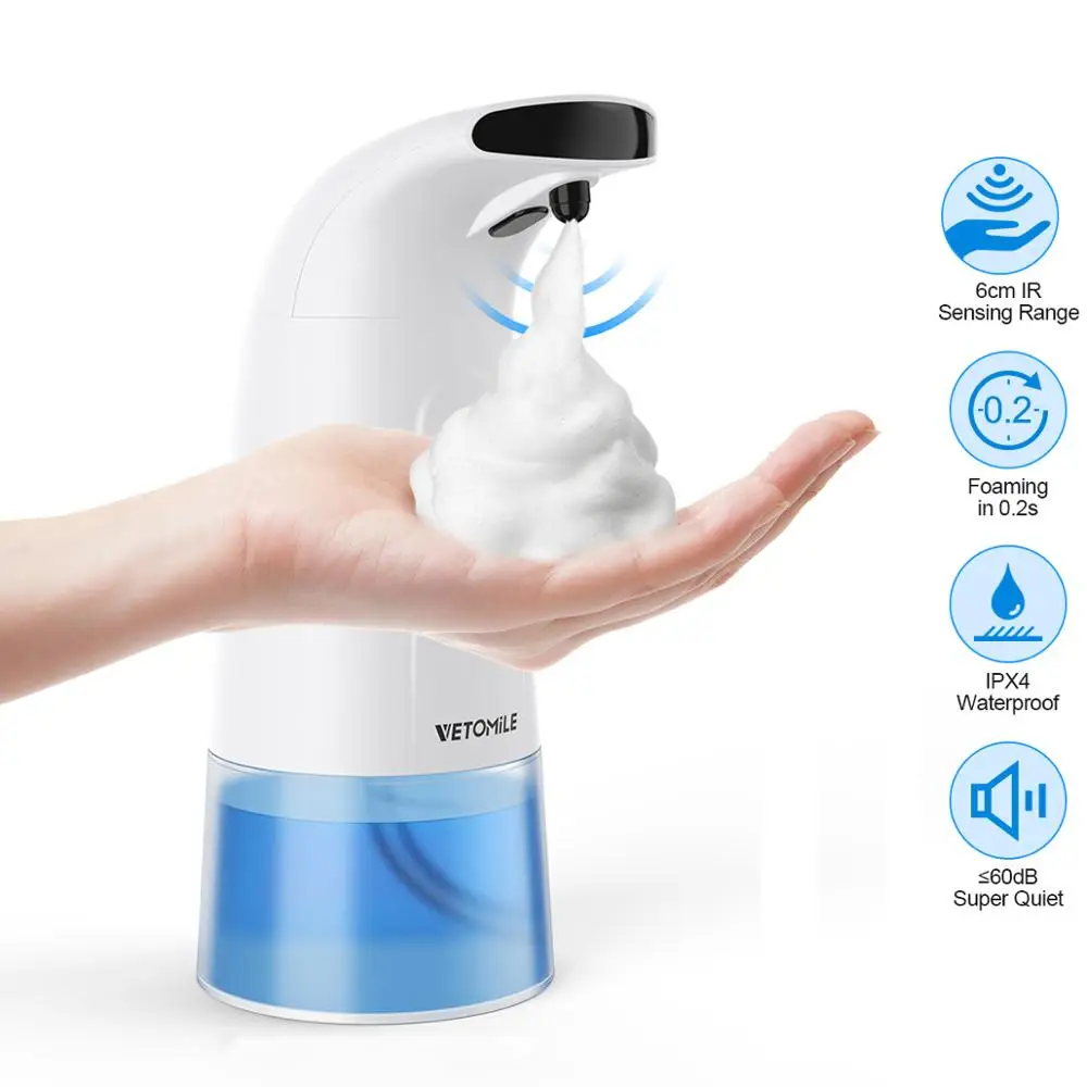 

0.25 Seconds Automatic Induction Foam Soap Dispenser Multi-Purpose Washing Hand Machine Touchless Foaming Soap Dispenser
