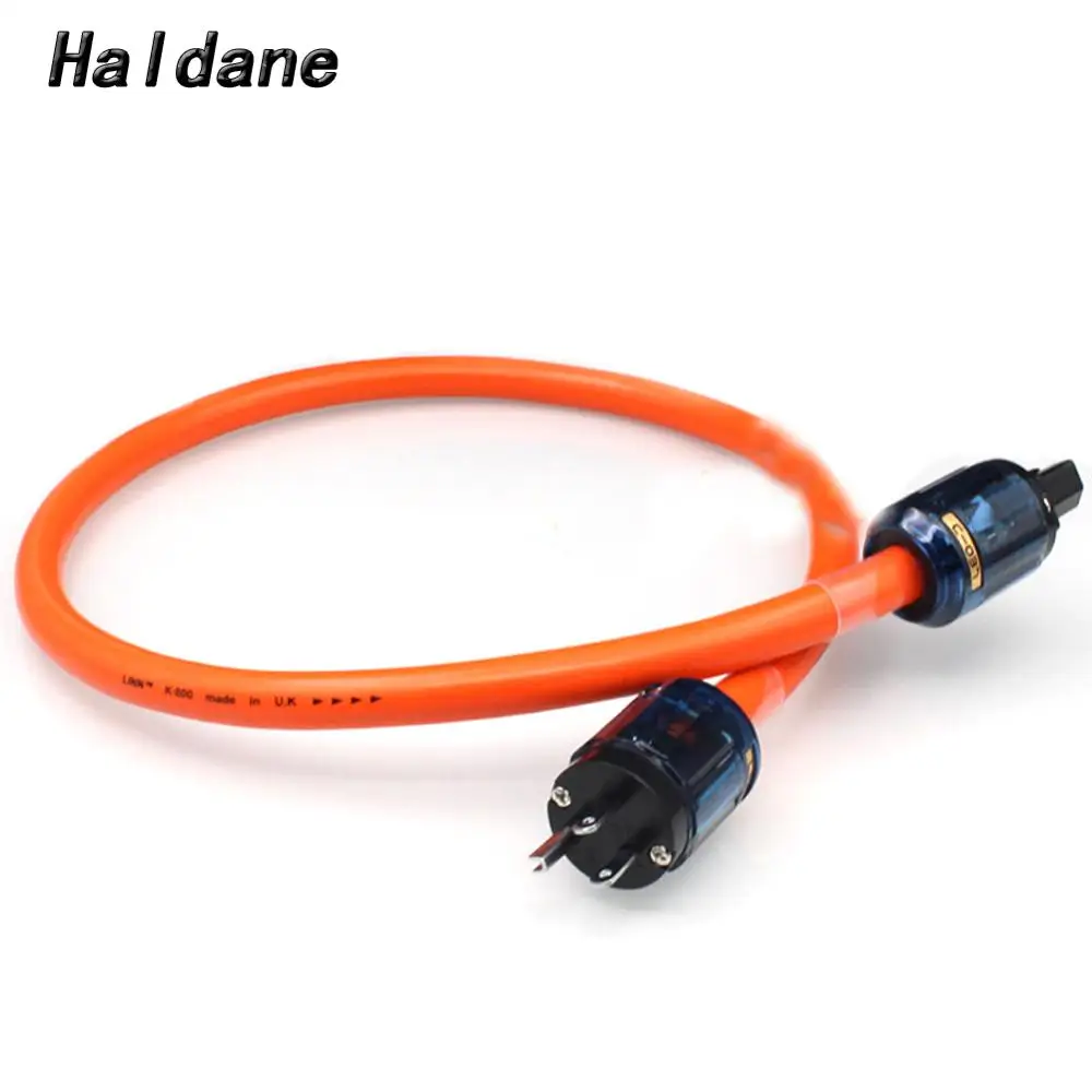 Haladne HIFI One Linn K800 7N OCC EU Schuko US AC Mains Power Cord P-037E/P-037 Audio AMP CD DVD VCD Player Cable | Электроника