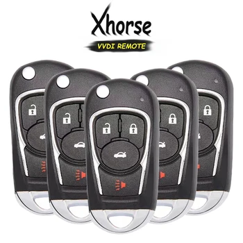 

KEYECU 5x (English Version) XHORSE XKBU02EN 3+1 4 Button Universal Remote Key for VVDI Key Tool VVDI2