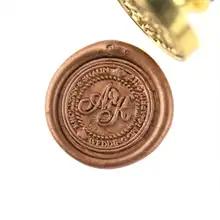 Именной вензель воск печать/Пользовательские Свадебные инициалы уплотнения/свадебные приглашения печать/на заказ Свадебная печать