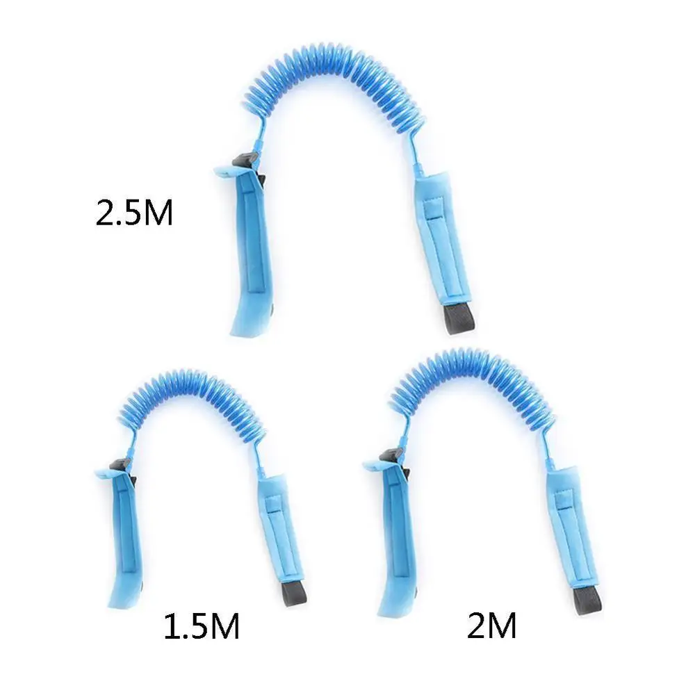 blue 1.5m Привязь на запястье для детей преддошкольного возраста, ремни безопасности для детей, веревка на ремне для прогулок на открытом воздухе, повязка на руку, браслет для детей с защитой от потери - Цвет: blue 1.5m