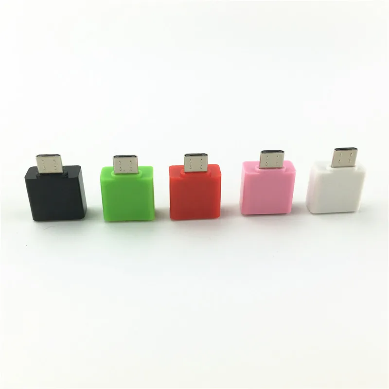 Квадратный Мини OTG кабель USB адаптер Micro штекер на 2 0 гнездо конвертер для планшета