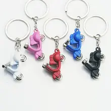 Креативный женский брелок для мотоцикла Металлическая Модель E-Bike подвески с ключиками Автомобильный ключ маленькие подарки оптом