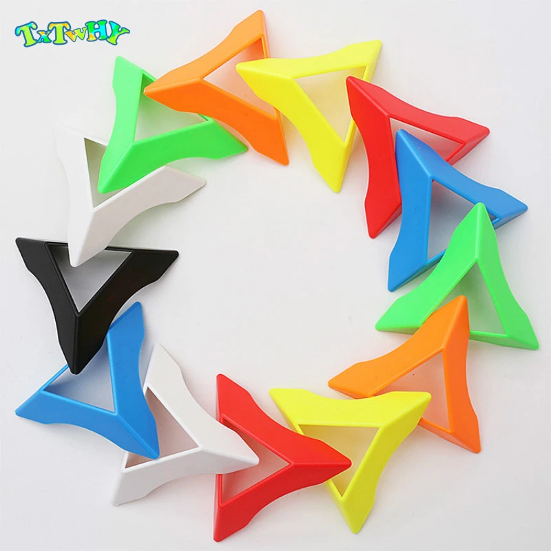 

6 pcs Color 2x2 3x3 4x4 Cube Stand Top Quality Speed Magic Speed Cube Plasticfidget