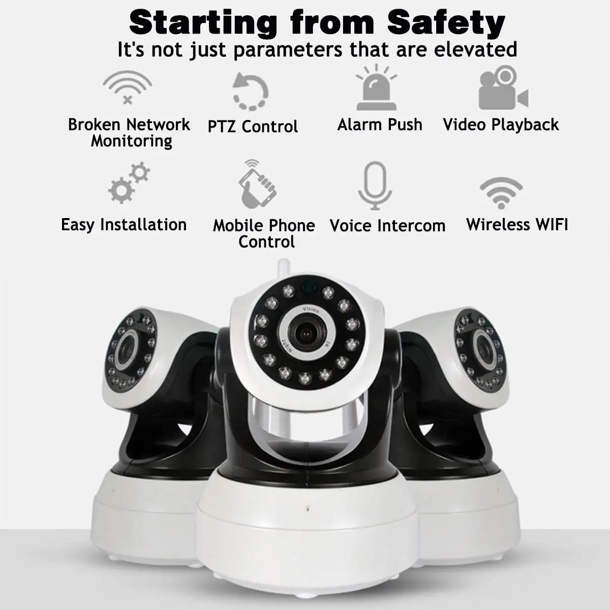 1080P HD ip камера Wifi камера беспроводная домашняя камера безопасности сеть безопасности CCTV камера ИК ночного видения детский монитор