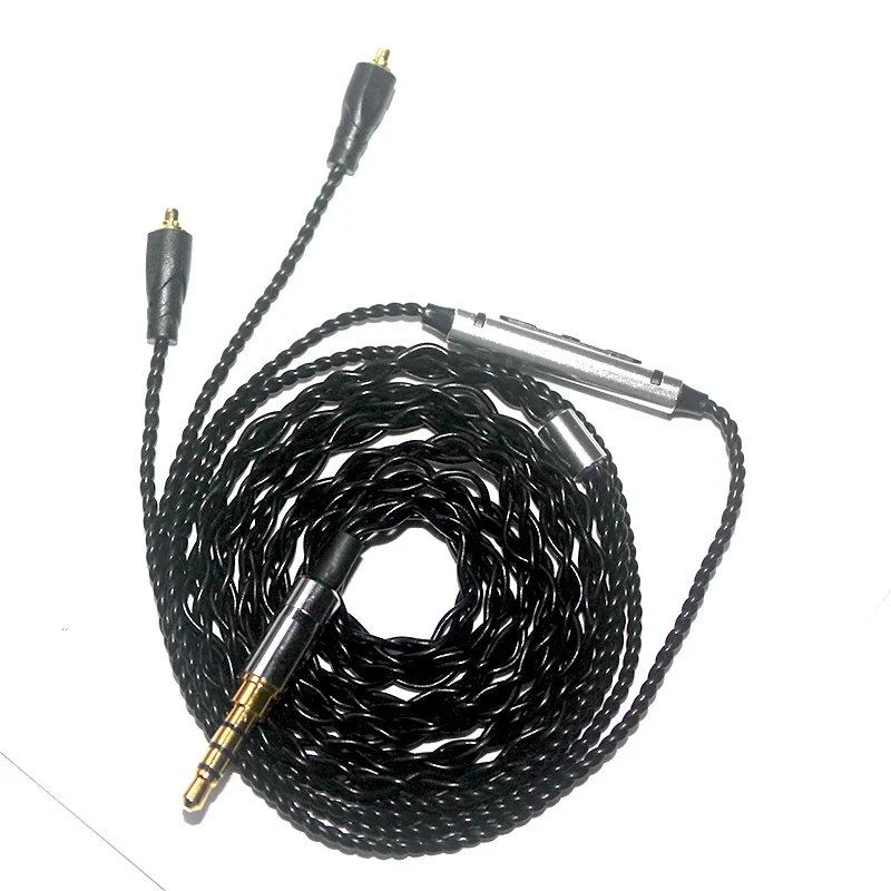 Pizen-S38-planted-silver-Earphone-audio-cable-Mmcx-cable-for-shure-se846-se215-se535-senfer-DT6
