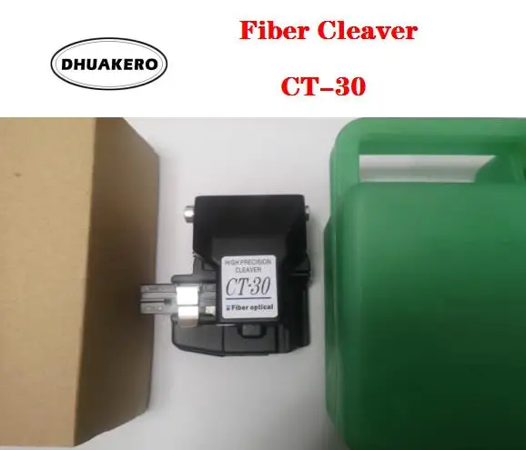 Kit de herramientas de corte de fibra óptica, AB8BA, CT-30, FTTH, alta precisión, fusión en caliente, llave Allen y Bolsa, envío gratis