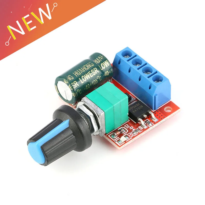 5A 90W PWM 12V DC Motor Speed Controller Module DC-DC 4.5V-35V Adjustable Speed Regulator Control Governor Switch 24V