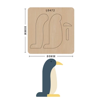 

Scrapbooking cutting die Animal knife mold wood die cutting die decoration Suitable for big shot machines