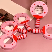 Деревянные насекомые Детские увеличительное стекло объектив открытый игровой игрушка