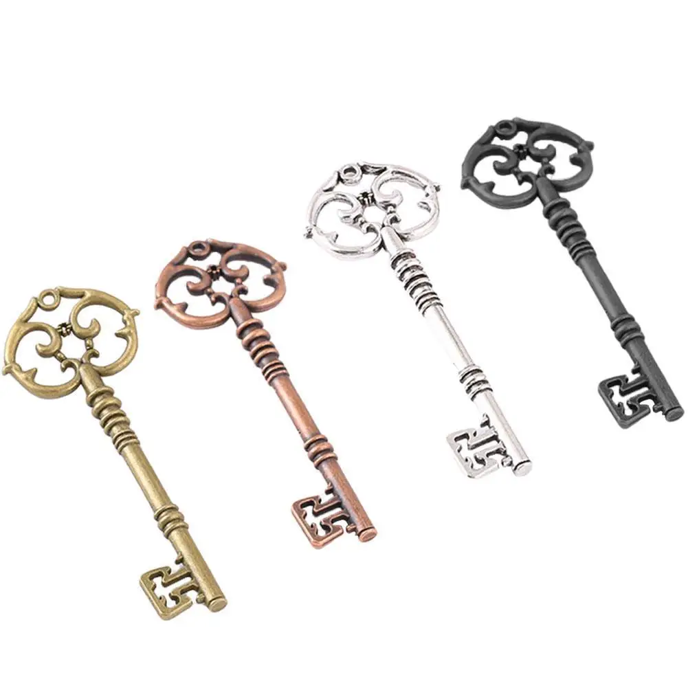 

1PC Antique Bronze/Gold/Silver Color Key Charm Pendants Charms Vintage Making Handmade Key Jewelry Decoration For DIY H5D4