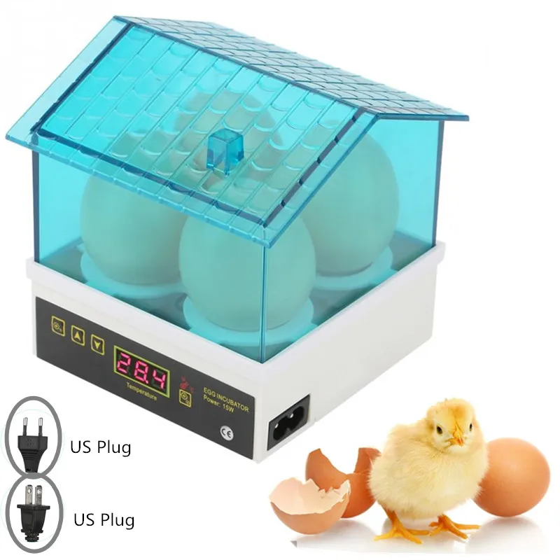 

Mini Digital Egg Incubator Automatic Eggs Hatcher with Eggtester Automatic Egg Turning Poultry Hatcher