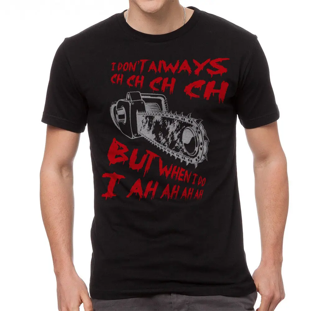 Friday 13 Scary Halloween Men's Black T-shirt NEW Sizes S-2XLShort Sleeve tee Shirt |