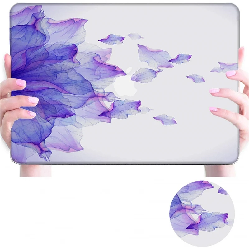 

Floral Case for Macbook Air Pro Retina 11 12 13 15 Flower Cover for Mac book Pro 13.3 inch A2159 A1708 A1502 Pro 15 A1286 A1989