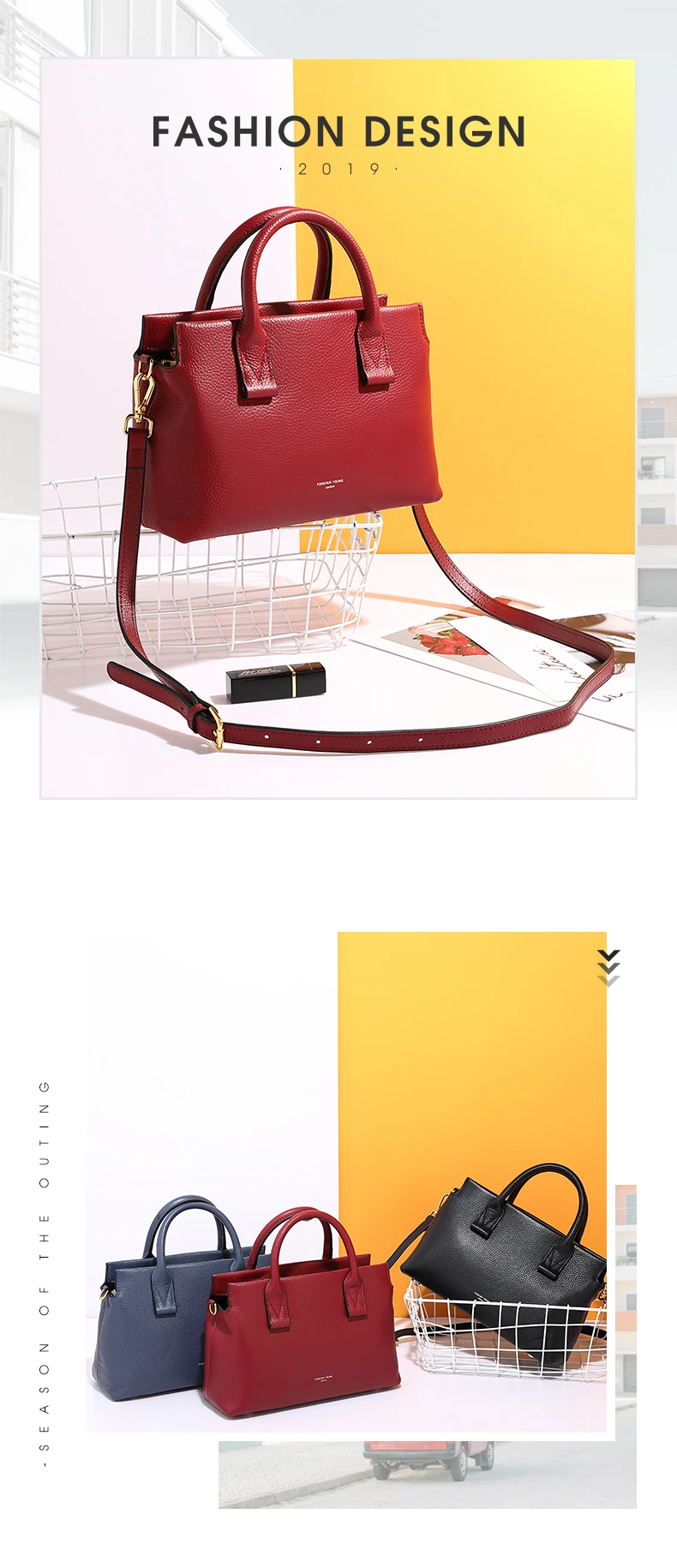 Bisonjs couro genuíno bolsas de luxo bolsas