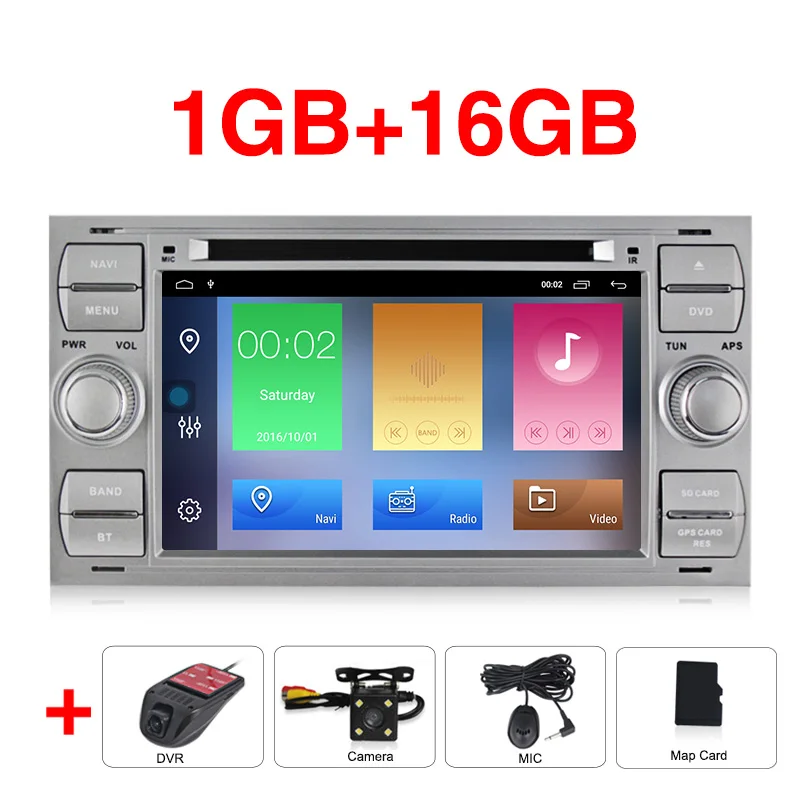 Car dvd camera DVR S 2din Android 9,1 Автомобильный dvd Радио aduio плеер gps Navi для Ford Focus 2 Mondeo S C Max Fiesta Galaxy подключения фокуса - Цвет: Car dvd camera DVR S