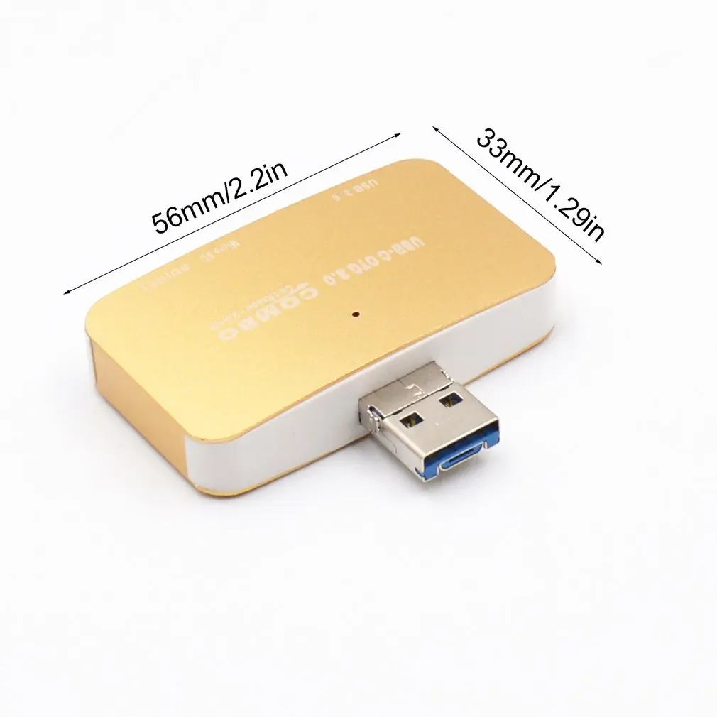 Кард-ридер USB 3,0 все в одном SD/Micro SD Compact Flash смарт-карта памяти Адаптер Тип C OTG SD кард-ридер