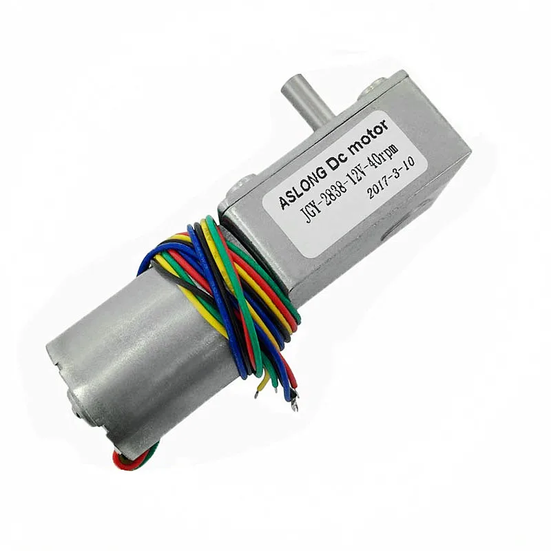

JGY-2838 DC Turbine Worm Brushless gear motor 12V 24V Self-locking Built-in driver Long life With signal output motor