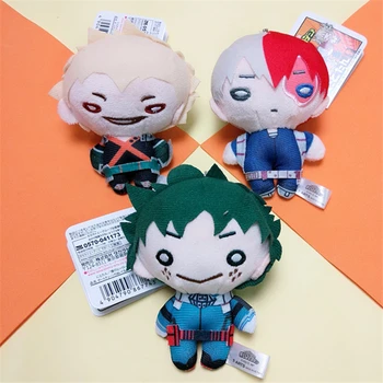 

My Hero Academia Bakugou Katsuki Todoroki Shouto Midoriya Izuku Pendant Keychain Stuffed Toys Plush Birthday Gift Toy #4738