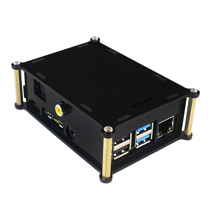Raspberry Pi 4 Модель B цифровая Аудио Звуковая карта ies интерфейс HIFI DIGI Плата расширения+ акриловая коробка оболочка для Raspberry Pi 4