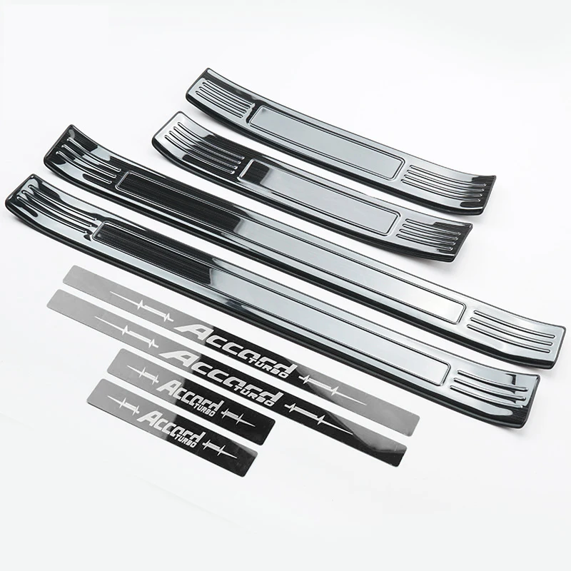

For Honda Accord 10-18 Threshold Bar Welcome Pedal Tailgate Pedal Door Sill Protector Change Decoration Car Accessories