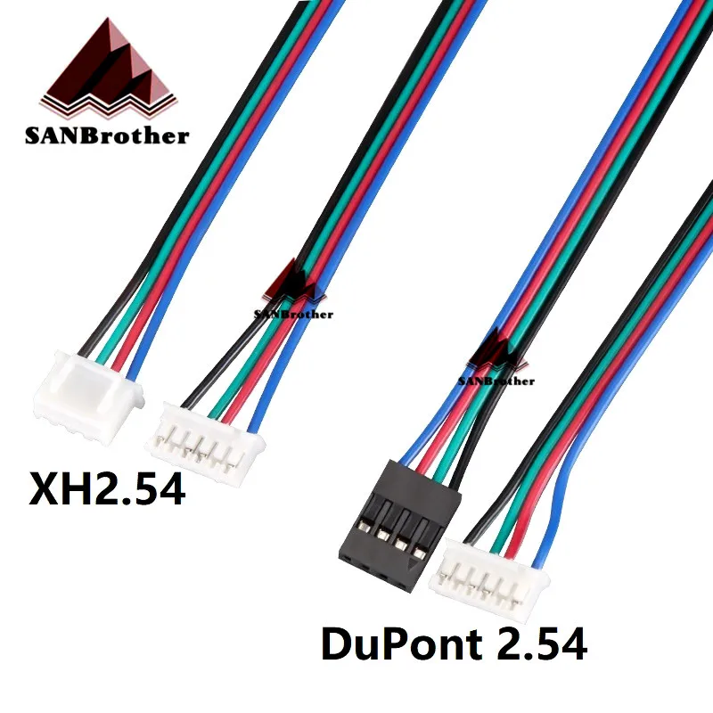 3D Printer Cables HX2.54 4P-PH2.0 6P UM2 Ultimaker 2 Extended + Stepper Motor Cable Wholesale Top Qu