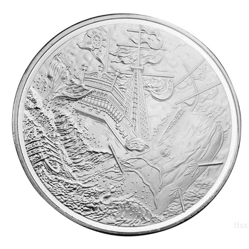 

New Pirate flag Commemorative Coin Collection Gift Souvenir Art Metal