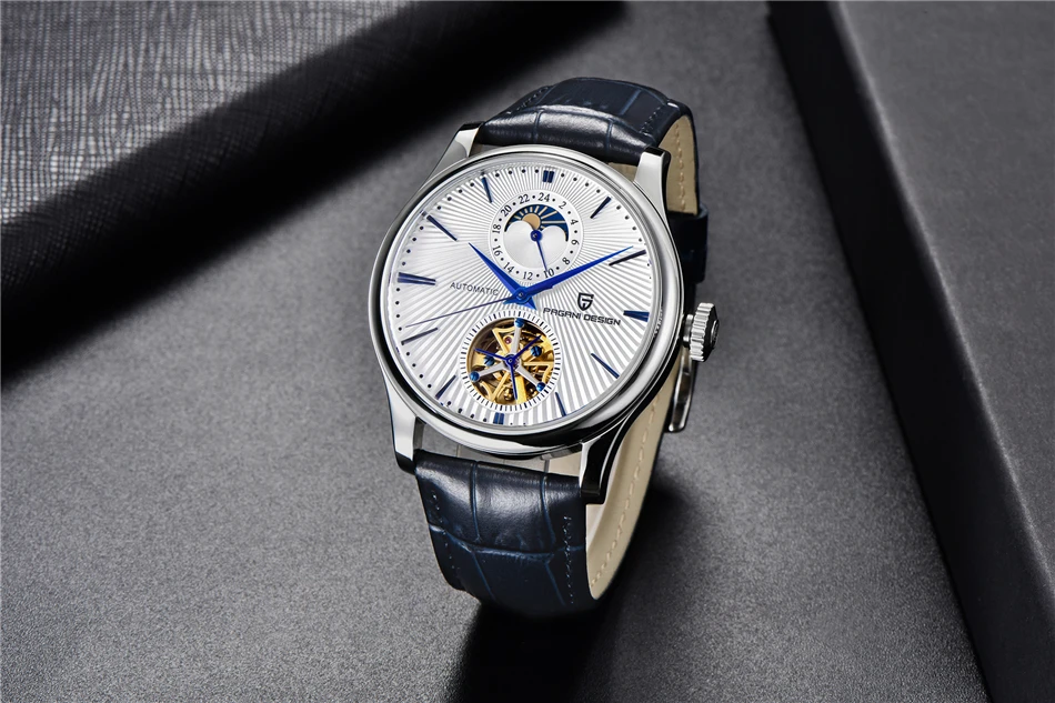 PAGANI DESIGN Top Marke Herrenuhr Mode Tourbillon Automatik Mechanische Uhr Herren Edelstahl Wasserdichte Uhr Relogio Masculino