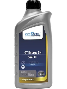 

GT oil oil GT Energy SN SAE 5W30 API SN SYN. 1 L