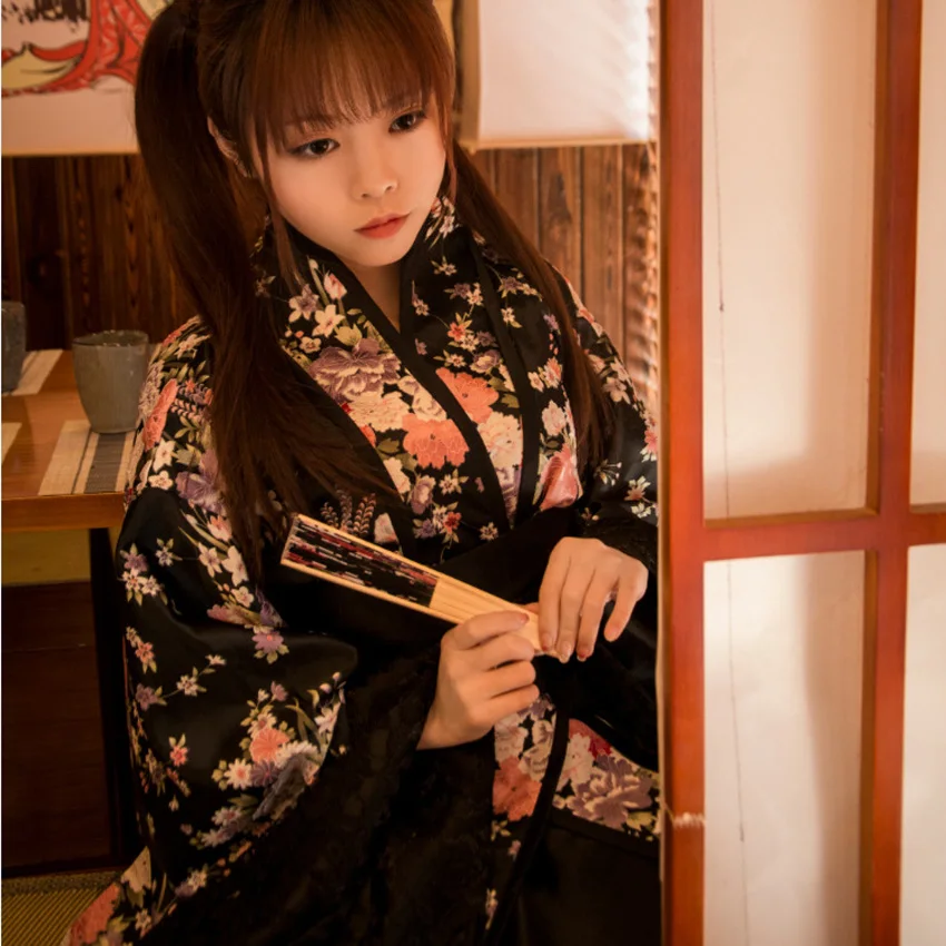 Teen Girls Japanese Lolita Costumes Kimono Dress Clothing Floral Floral National Gothic JK Suit Halloween Cosplay Woman Yukata lolita dress lolita suspender dress lolita cosplay costumes