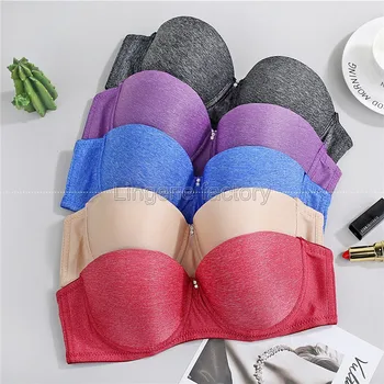 

Sexy Brassiere Half Cup Bra for Women Seamless Invisible Bras Female Underwear Push Up Bra Customized design