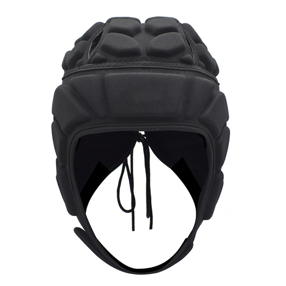 Training Goalkeeper Helmet Protecitve Gear Cycling Sports Roller Skating Flag Football Goalie Rugby Wearproof Soft Padded Soccer - Цвет: 1
