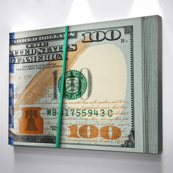

Nordic Abstract Money Canvas Painting Artwork Modular Posters and Prints Wall Art Picture for Room Home Decoration
