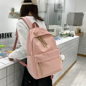 

2020 new Korean shoulder bag women's casual fashion large-capacity backpack campus student ladies bag