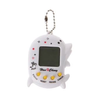 

Dolphin Shape LCD Virtual Digital Pet Electronic Game Machine With Keychain E65D