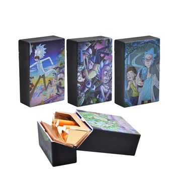 

Rick And Morty Cigarette Case Plastic Cigarette Box Cigarette Case Cover For Regular Cigarettes Portable Cigarette Holder