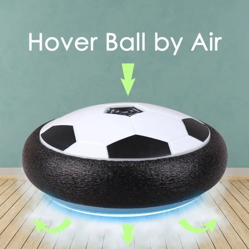 Air Football Power Soccer Luft Fußball mit LED Licht Hover Ball DE Stock 
