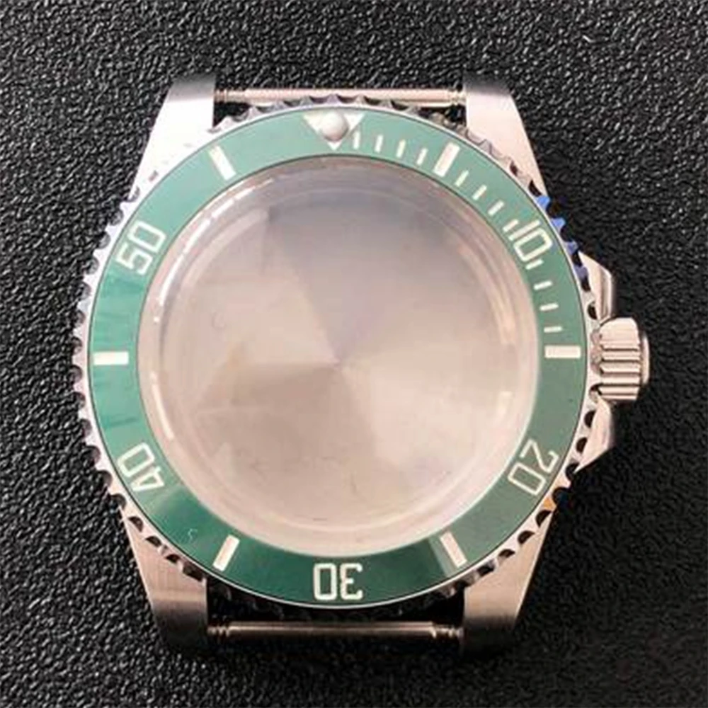 

for NH35/NH36 Watch Movement Modification Parts 316 Stainless Steel 40MM Convex Mirror Sapphire Glass Watch Case