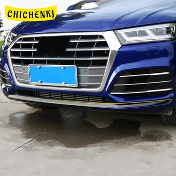

Car Accessories Front Rear Bumper Skid Guard Molding Cover Trim Frame Sticker Exterior Decoration for Audi Q5 FY 2017-2020